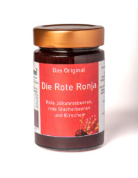 online kaufen Die Rote Ronja Marmelade mit Kirschen, rote Johannisbeeren und Stachelbeeren