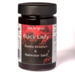 online kaufen Black Lady Marmelade mit schwarzen Kirschen und Bodensee Secco