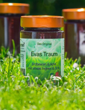 Evas Traum Marmelade mit Apfel, Erdbeeren mit Ingwer und Zimt online kaufen