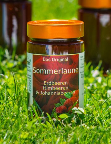 Sommerlaune Marmelade mit Erdbeeren, Johannisbeeren und Himbeeren online kaufen