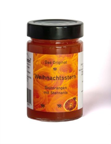 Weihnachtsstern Marmelade mit Sternanis und Blutorange online kaufen