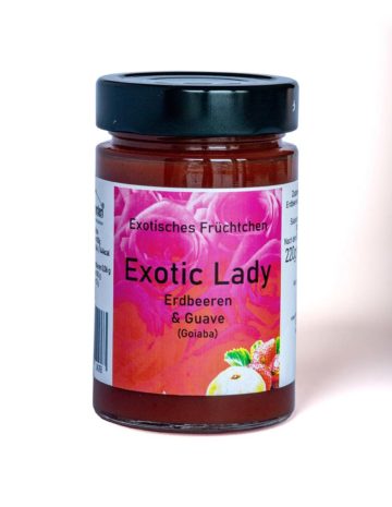 Exotic Lady Marmelade mit Erdbeeren und Guave