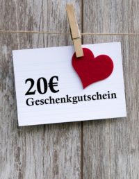 20 Euro Geschenkgutschein für Marmeladen