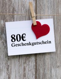 80 Euro Geschenkgutschein für Marmeladen